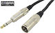 Cobra Cable XLR male - 6.3mm male Μαύρο 0.10m (CL040-001)