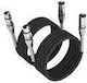 ATC Cable XLR male - XLR male Μαύρο 2m 02.009.0041