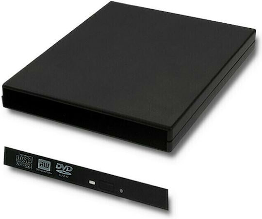 Qoltec 51863 External USB 2.0 12.7mm SATA Optical Drive Case
