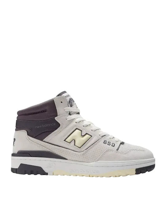 New Balance 650 Sea Salt Ανδρικά Sneakers Λευκά