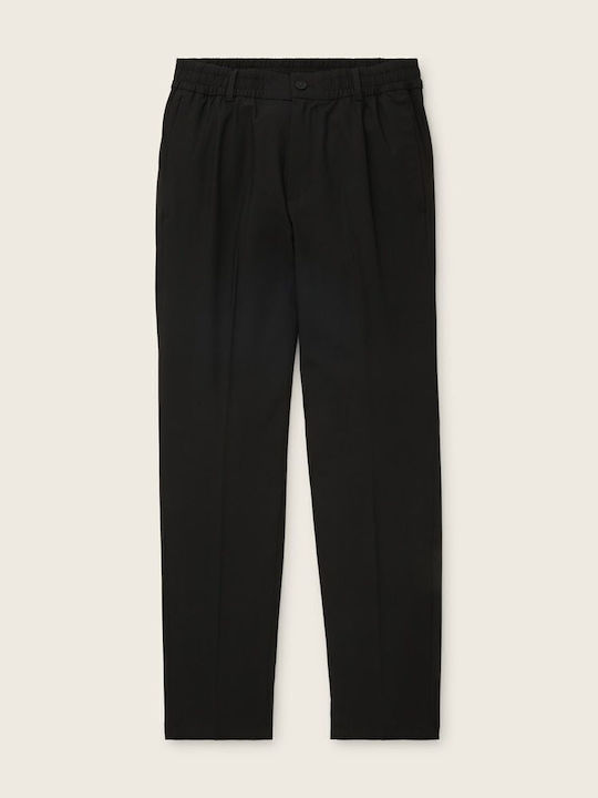 Trousers Chino Elastic in Relaxed Fit Black