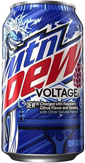 Montana Colors Mtn Dew Voltage Безалкохолна напитка Малина Цитрус с Газировка 350мл