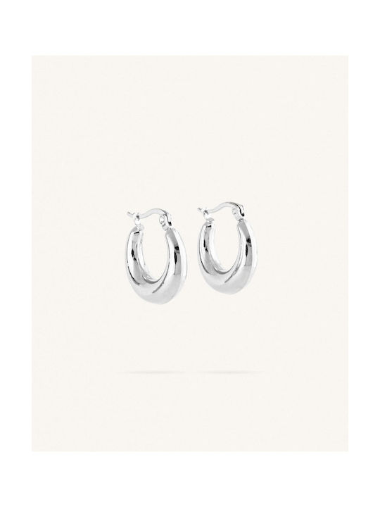 Hoops Earrings Hoops made of Silver Gold Plated