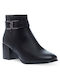 Parex Women's Ankle Boots with Medium Heel Black