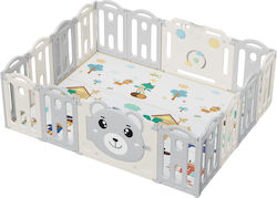 Fun Baby Φράχτης 148x148x62εκ. Λευκός