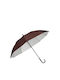 Keskor Automatic Umbrella with Walking Stick Brown