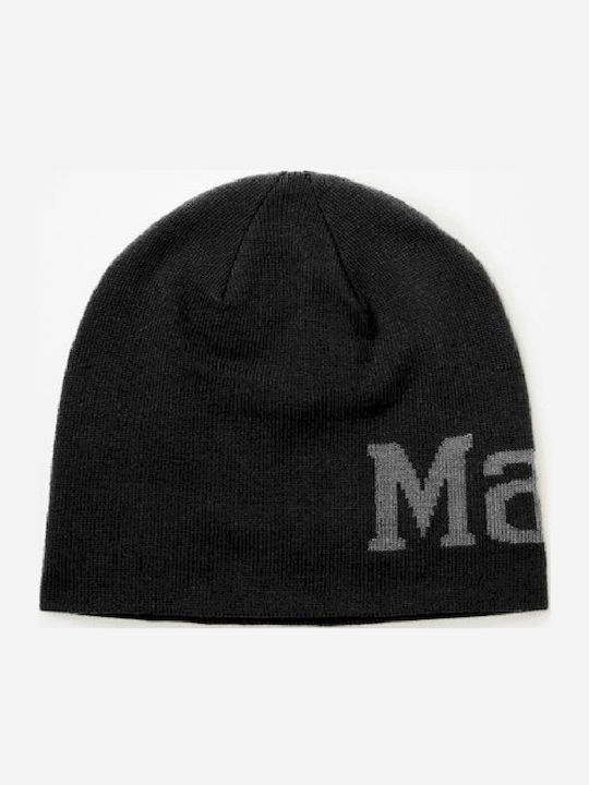 Beanie Unisex Σκούφος Πλεκτός σε Μαύρο χρώμα
