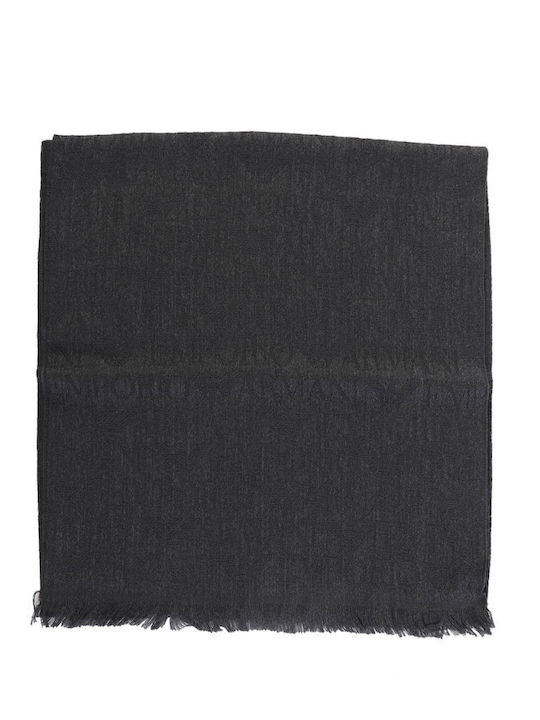 Men's Wool Scarf Gray