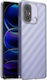 Hurtel Back Cover Σιλικόνης 0.5mm Σετ με Τζαμάκι Διάφανο (Redmi 12C)