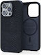 Njord Back Cover Leather 2mm Blue (iPhone 15 Pro Max)
