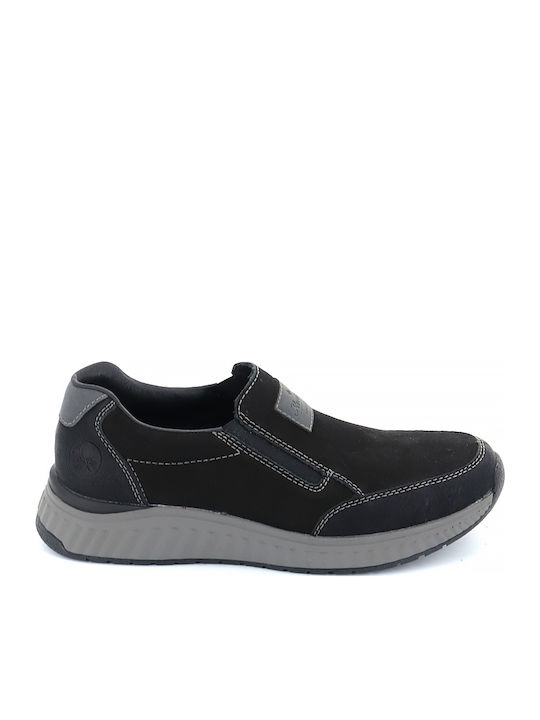 Men's Suede Casual Shoes Black