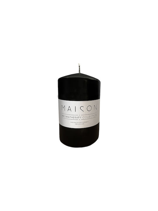 InTheBox Scented Candle Jar Black 10cm 6pcs