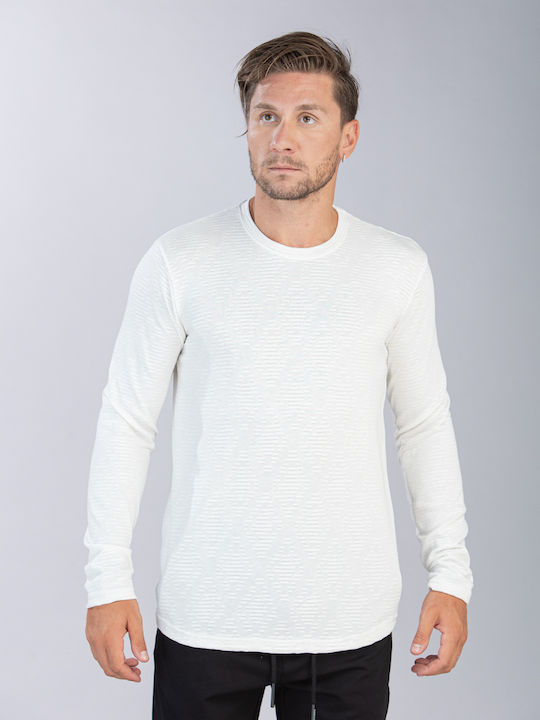 Restart Herren Langarmshirt Weiß