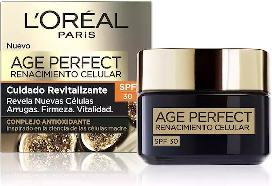 L'Oreal Paris Age Perfect Cell Renew Ενυδατική Κρέμα Προσώπου Ημέρας με SPF30 50ml