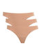 Βαμβακερά Women's Boxer 3Pack Beige