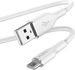 Puro Icon Soft USB 2.0 Cable USB-C male - USB-A Λευκό 1.5m