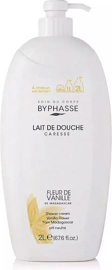 Byphasse Caresse Αφρόλουτρο σε Gel με Γλυκερίνη & Άρωμα Βανίλια 2000ml