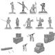 WizKids Unpainted Figures 16τμχ