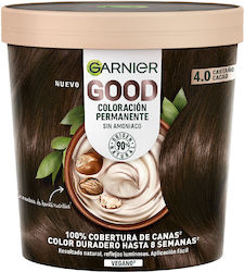 Garnier Good Βαφή Μαλλιών Χωρίς Αμμωνία Nº 4.0 ...