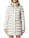 Save The Duck Women's Short Puffer Jacket for Winter Beige