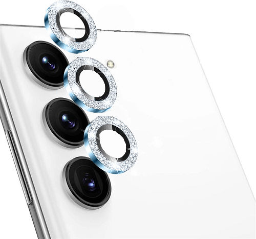 3d Camera Protection Metal Frame Blue for the Galaxy S23