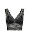 Only Women's Bralette Bra Black