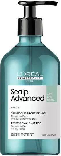 L'Oréal Professionnel Scalp Advanced Σαμπουάν για Λιπαρά Μαλλιά 500ml