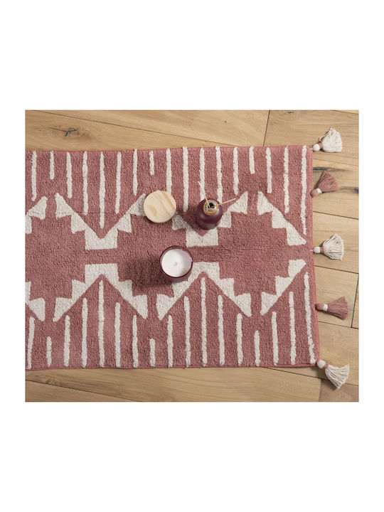 Nef-Nef Bath Mat Cotton Kleran 034007 Coral 60x90cm