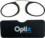 Optix Vision Tr90 Reading Glasses +1.50 in Black color Tr90