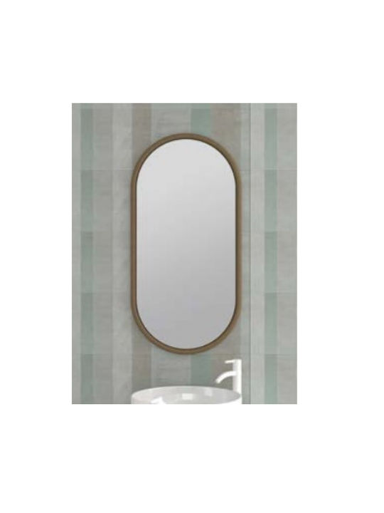 Savvopoulos Oval Oglindă de Baie din MDF 45x80c...