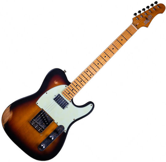 Jet Guitars Jet Електрическа Китара Телекастер Кафяв с Калъф