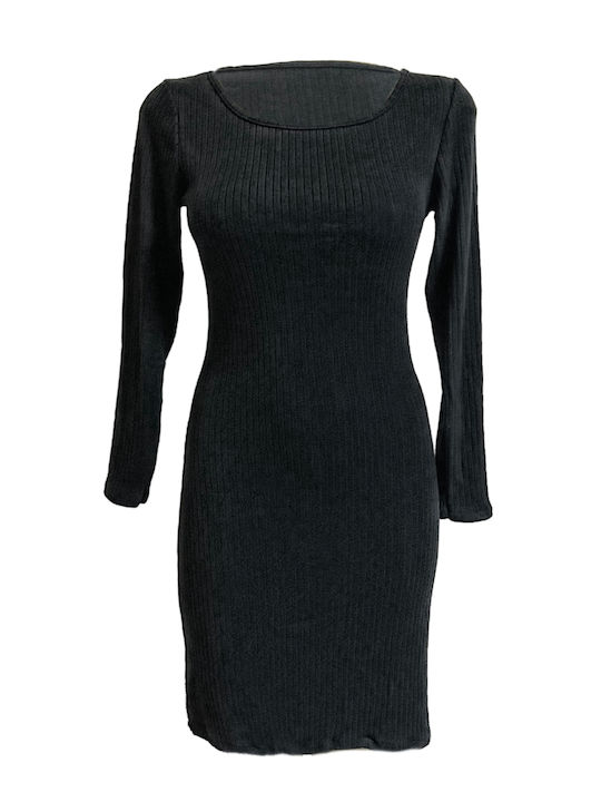 Fashion Vibes Mini Kleid Schwarz