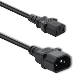 Qoltec IEC C13 - IEC C14 Cablu 3m Negru (53898) Qoltec IEC C13 - IEC C14 Cablu 3m Negru (53898)