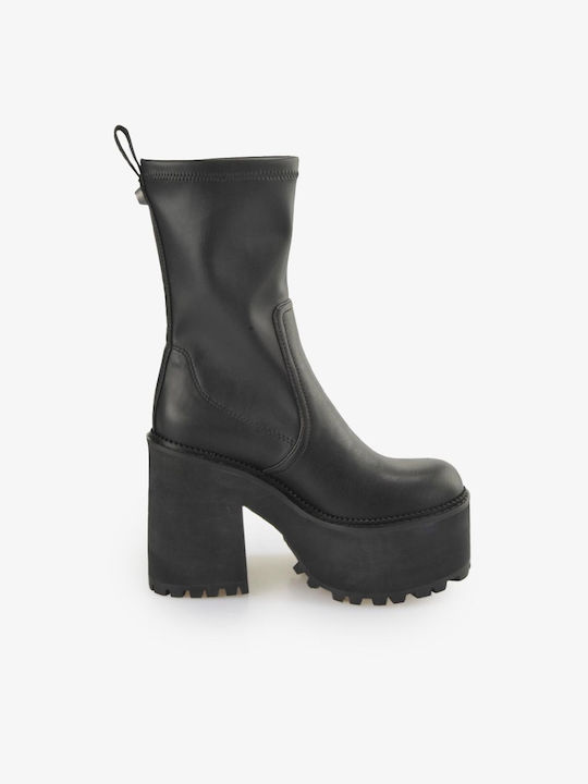 Buffalo Damenstiefel Schwarz