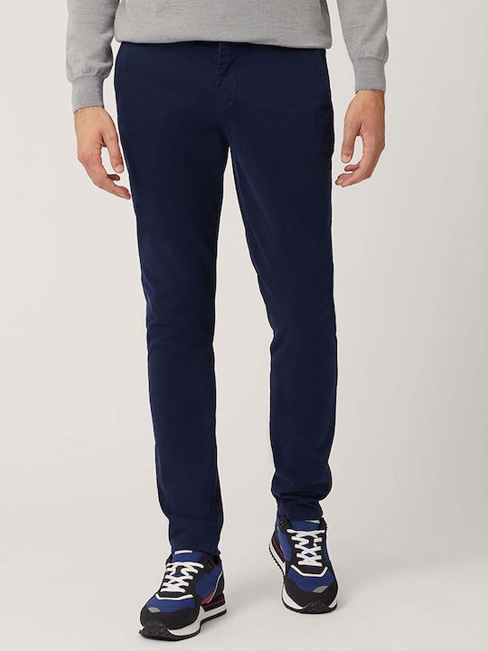 Harmont & Blaine Ανδρικό Παντελόνι Chino Ελαστικό Navy Μπλε