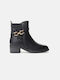 InShoes Damen Chelsea Stiefeletten Schwarz