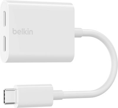 Belkin Connect Converter USB-C male to USB-C 2x female White 1pcs