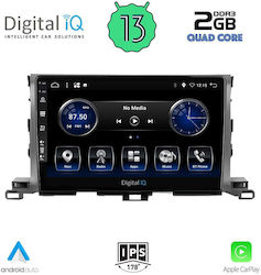 Digital IQ Car Audio System for Toyota Highlander 2014-2019 (Bluetooth/USB/WiFi/GPS) with Touch Screen 10"