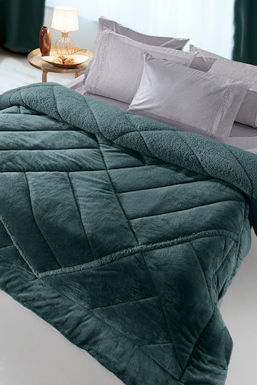 Guy Laroche Duvet Cover Queen 220x240cm Paloma Emerald 760 GSMGsm