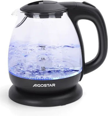 Aigostar Kettle 1lt 2200W Black