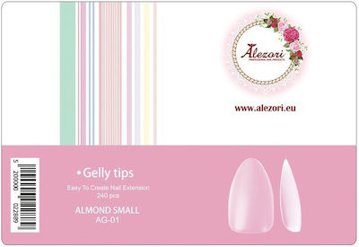 Alezori AG-01 Tipps für falsche Nägel in Rosa Farbe 240Stück AG-01