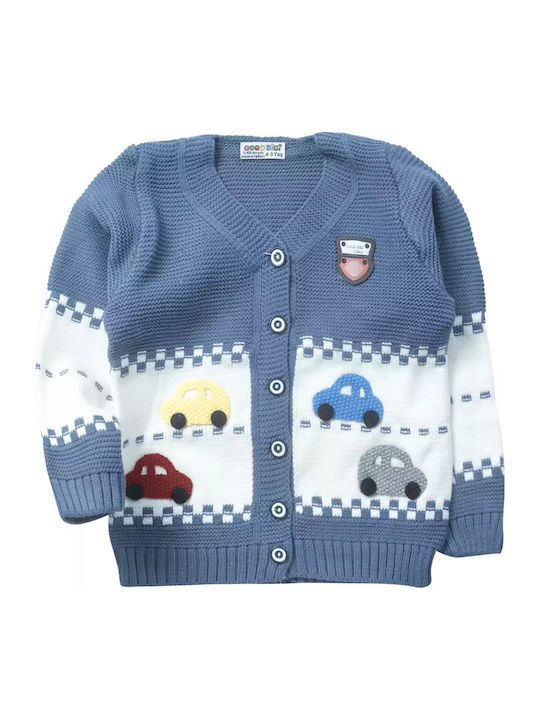 Cardigan pentru copii Tricotat Albastru
