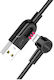 Kakusiga USB-A zu Lightning Kabel Schwarz 1m (KSC-374/BLACK/LT)