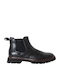 Leder Schwarz Herrenstiefel
