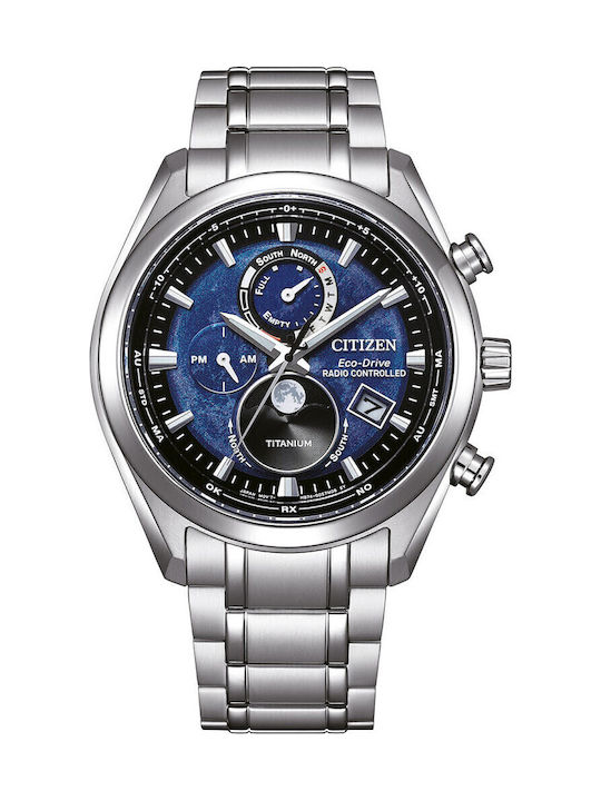 Citizen Ανδρικό Ρολόι 43mm Μπαταρίας με Ασημί Μ...