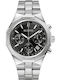 Bulova Classic Ανδρικό Ρολόι 44mm Χρονογράφος Μπαταρίας με Ασημί Μεταλλικό Μπρασελέ