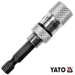 Yato YT-0466 Adapter für Steckdosen & Bits mit Antriebsgröße 1/4'' und Adapter Ausgang für Bit-Halter