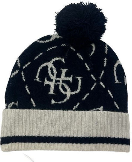 Knitted Beanie Cap Blue