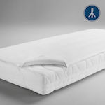 Breathable Mattress Cover White 120X200