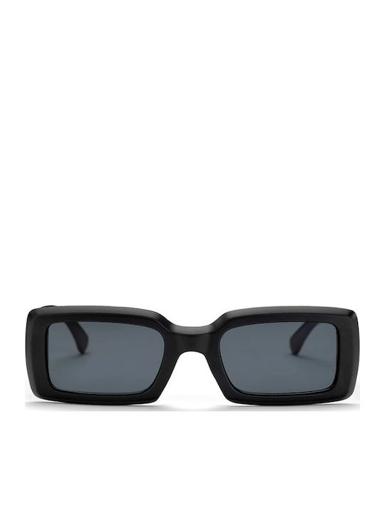 Chpo Unisex Sunglasses with Black Plastic Frame and Black Lens 16134FF